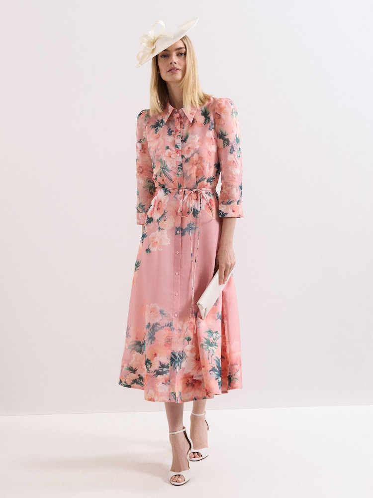 Phase Eight Pink Anabella Dress - Image 8 of 8