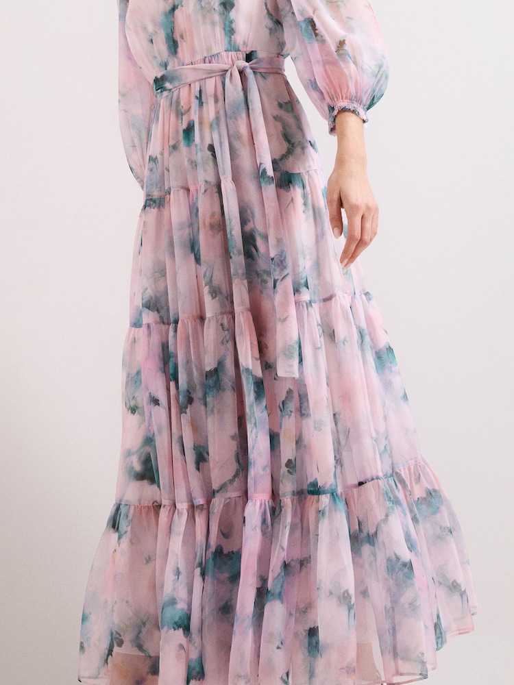 phase eight pink floral dress Buy Phase Eight Pink Petite Natalia Floral Print Maxi Dress from Next USA