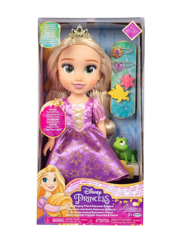 Jakks Pacific Disney Princess Feature 38cm Rapunzel Doll - Image 1 of 3 Jakks Pacific Disney Princess Feature 38cm Rapunzel Doll - Image 1 of 3