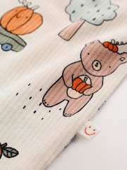 Sage Green Pumpkin Baby Sleepsuit 3 Pack (0mths-2yrs) - Image 13 of 13