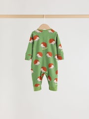 Multianimal - Piyamas para bebé con zíper bidireccional (paquete de 4 ) (0mes3años) - Imagen 7 de 11