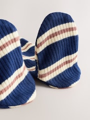 Blue/Brown Stripe Baby Sleepsuit 3 Pack (0mths-2yrs) - Image 9 of 13