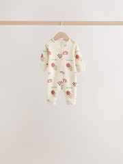 Blue/Red Patterned - 嬰兒連身睡衣 5 件組 (0 個月至3 年) - 圖片 6，共 13