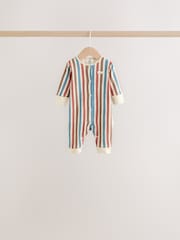 Blue/Red Patterned - 嬰兒連身睡衣 5 件組 (0 個月至3 年) - 圖片 8，共 13