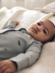 Blue Character Baby Sleepuits 5 Pack (0-2yrs) - Image 2 of 3
