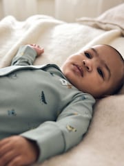 Blue Character Baby Sleepuits 5 Pack (0-2yrs) - Image 5 of 17