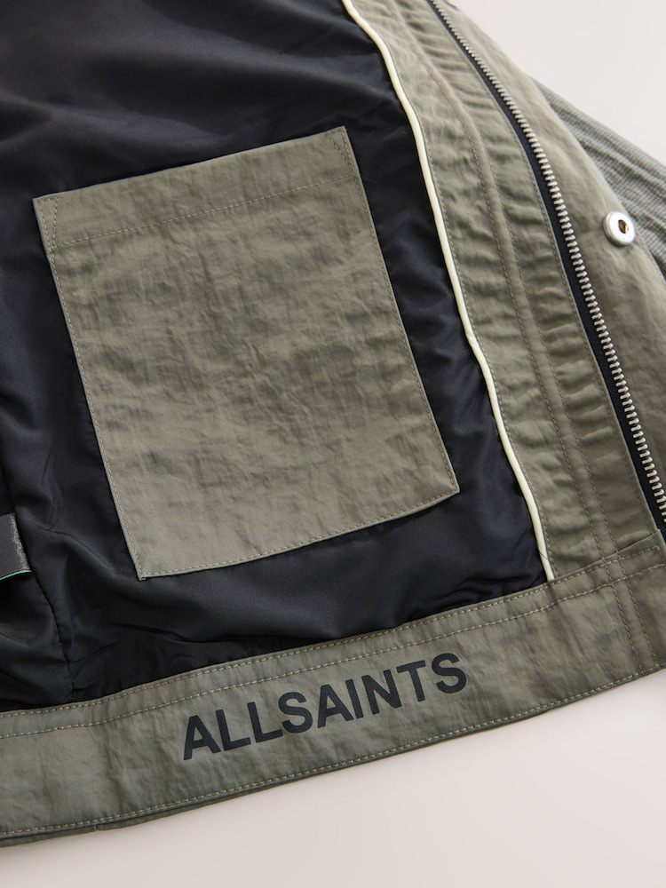 smALLSAINTS Khaki Green Longline Four Pocket Coat - Image 17 of 17