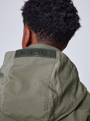 smALLSAINTS Khaki Green Longline Four Pocket Coat - Image 7 of 17