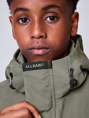 smALLSAINTS Khaki Green Longline Four Pocket Coat - Image 8 of 17