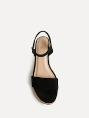 Linzi Black Sunrise Low Platform Sandals - Image 4 of 5
