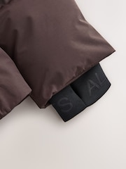 smALLSAINTS Dark Brown Underground Short Padded Coat - Image 12 of 14