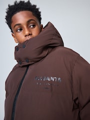 smALLSAINTS Dark Brown Underground Short Padded Coat - Image 4 of 8
