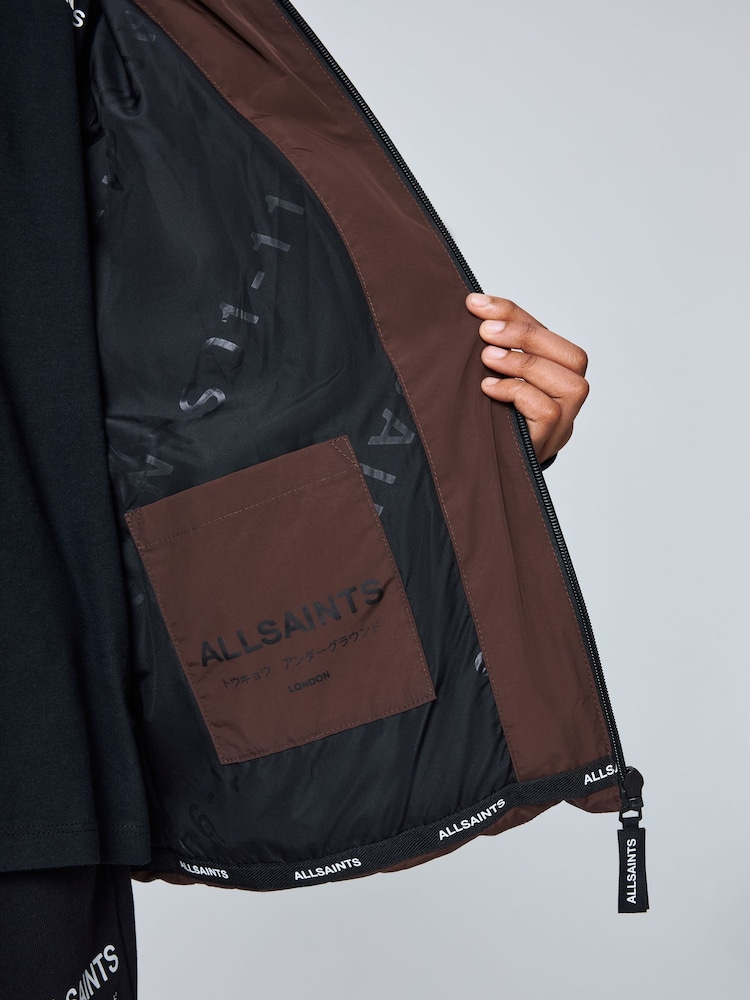 smALLSAINTS Dark Brown Underground Short Padded Coat - Image 8 of 8 smALLSAINTS Dark Brown Underground Short Padded Coat - Image 8 of 8