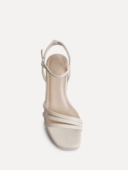 Linzi Nude Virtue Strappy Espadrille Wedges - Image 4 of 5