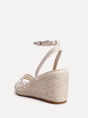 Linzi Nude Virtue Strappy Espadrille Wedges - Image 5 of 5