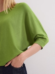 Phase Eight Green Cristine Knit Jumper - Image 5 of 7