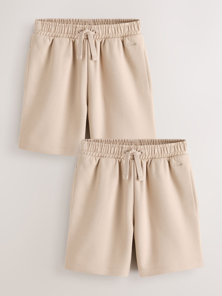 صخري - حزمة من 2 شورت رياضي من Clarks - صورة 1 من 5