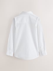 Clarks White Long Sleeve Oxford Short Sleeve Shirt - Image 2 of 4