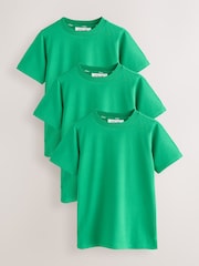 Clarks Green Relaxed Fit T-Shirts 3 Pack - Image 1 of 6