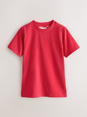 Clarks Red Relaxed Fit T-Shirts 3 Pack - Image 2 of 5