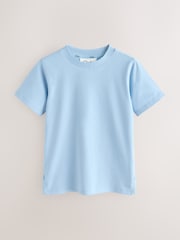 Clarks Light Blue Relaxed Fit T-Shirts 3 Pack - Image 2 of 7