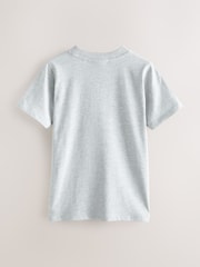 Clarks Grey Relaxed Fit T-Shirts 3 Pack - Image 3 of 5