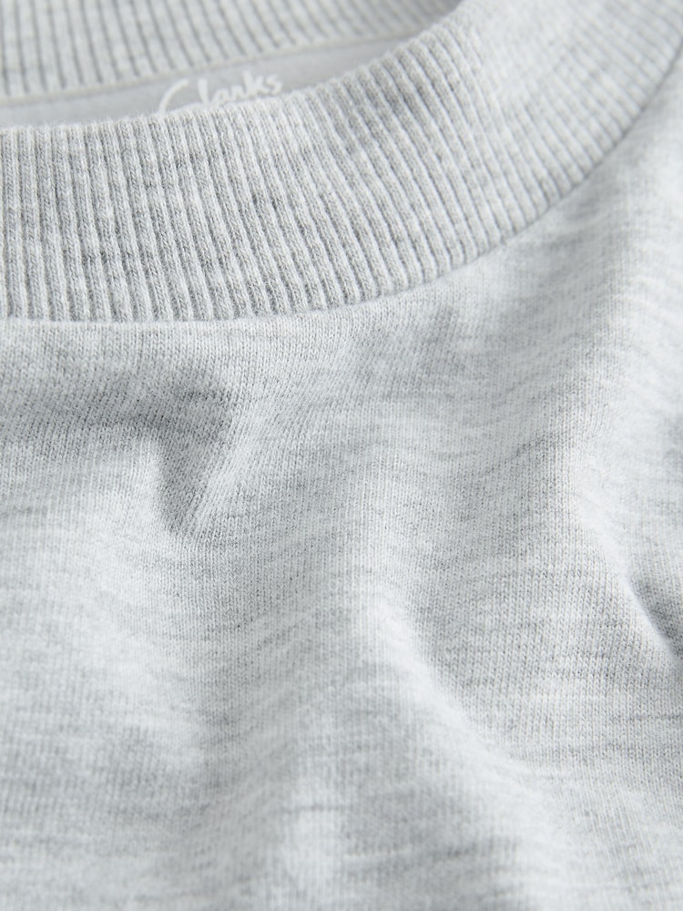 Clarks Grey Relaxed Fit T-Shirts 3 Pack - Image 5 of 5