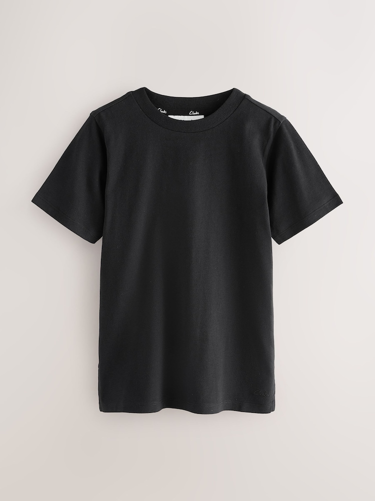 Clarks Multi Relaxed Fit T-Shirts 3 Pack - Image 2 of 7