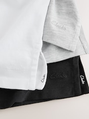 Clarks Multi Relaxed Fit T-Shirts 3 Pack - Image 6 of 7