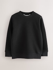 Clarks Black Unisex Crew Neck School 2 Pack Sweat Top - Image 3 of 6