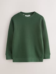 Clarks Green Unisex Crew Neck School 2 Pack Sweat Top - Image 3 of 7
