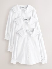 Clarks 翻领长袖校服衬衫 3 套装 - 图片1 / 5