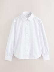Clarks Pintuck Long Sleeve School Shirts 2 Pack - Imagen 2 de 5
