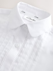 Clarks Pintuck Long Sleeve School Shirts 2 Pack - Imagen 5 de 5