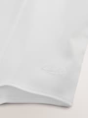 Clarks White White Broderie Collar Long Sleeve School Shirt - Image 4 of 5