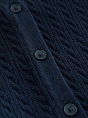 Clarks Cable Knit Frill School Cardigan 2 Pack - Imagen 5 de 7