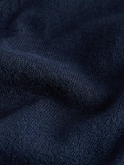 Clarks Navy Bow Knitted School Cardigans 3 Pack - Image 6 of 8