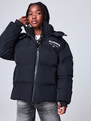 smALLSAINTS Black Underground Short Padded Coat - Image 1 of 9