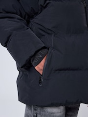 smALLSAINTS Black Underground Short Padded Coat - Image 7 of 9