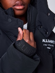 smALLSAINTS Black Underground Short Padded Coat - Image 8 of 9