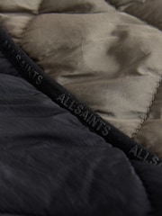 smALLSAINTS Black/Green Longline Quilted Jacket - Image 12 of 16