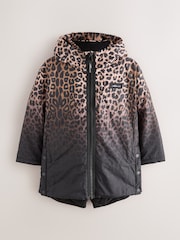 smALLSAINTS Leopard Ombre Printed Mid Length Mac - Image 11 of 18