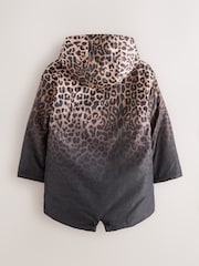 smALLSAINTS Leopard Ombre Printed Mid Length Mac - Image 13 of 18