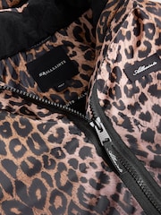 smALLSAINTS Leopard Ombre Printed Mid Length Mac - Image 15 of 18