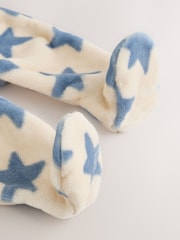 Neutralna/plava zvezda - runo bebe Sleepsuit - Slika 9 od 10