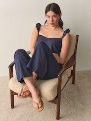 Natural Toe Thong Charm Detail Slippers - Image 3 of 9