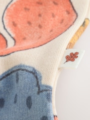 Multi Woodland Animal Fleece Lined Two Way Zip Baby Sleepsuit - Image 6 of 7