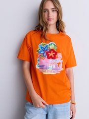 Orange MTV License Graphic T-Shirt - Image 2 of 4