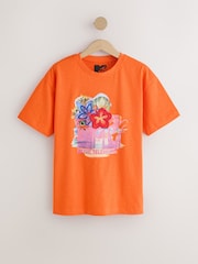 Orange MTV License Graphic T-Shirt - Image 5 of 7