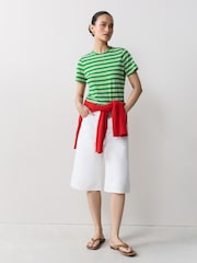 Navy Blue/Red/White/Green/Yellow The Everyday Crew Neck T-Shirt 5 Pack - Image 3 of 13